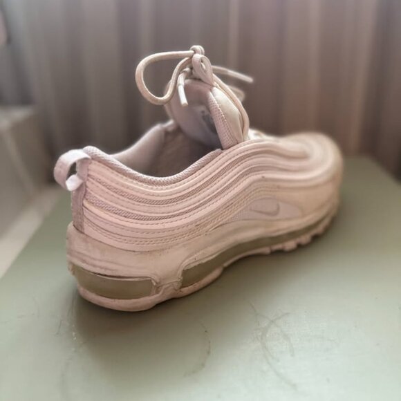 Triple White Nike Air Max 97 Women's Size 7 - Picture 8 of 12